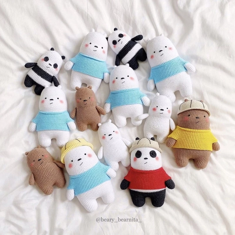 Gấu nhồi bông handmade