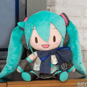 Hatsune Miku Gối Búp Bê Cổ Điển Màu Xanh Sang Trọng